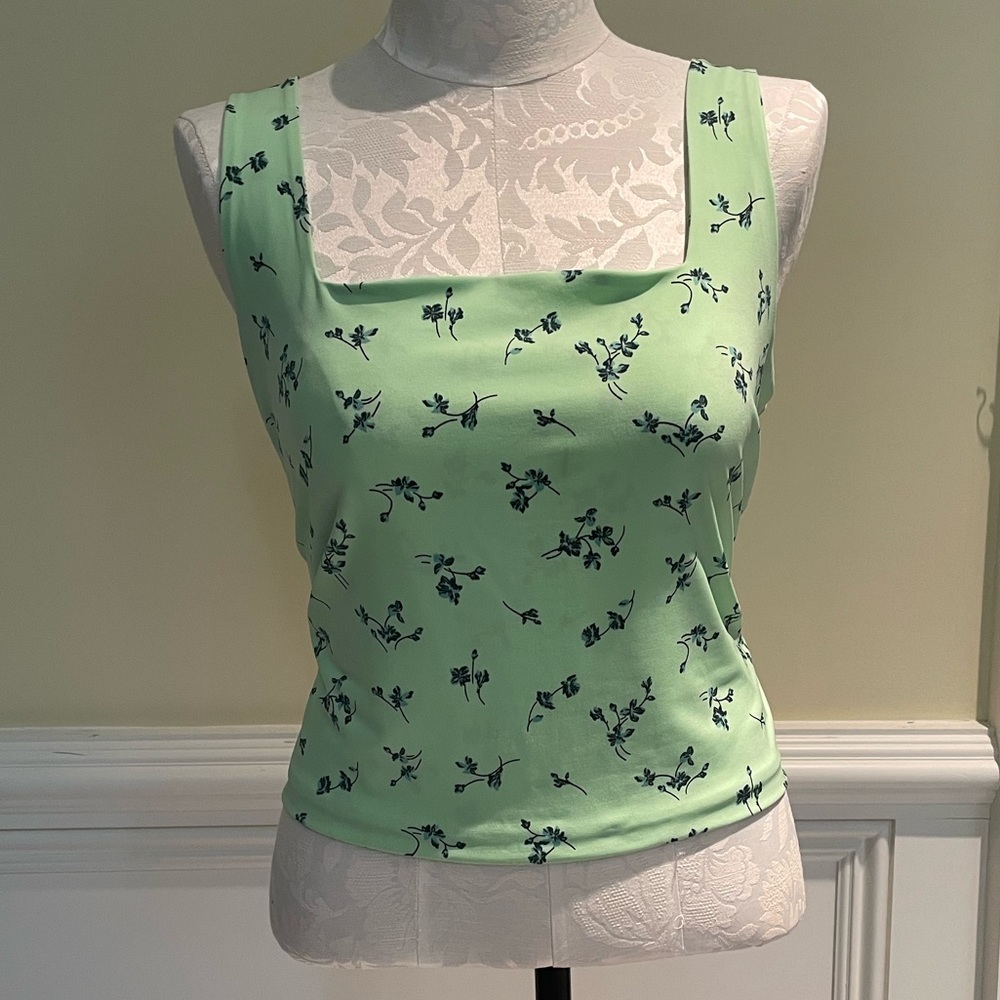 Green Floral shirt